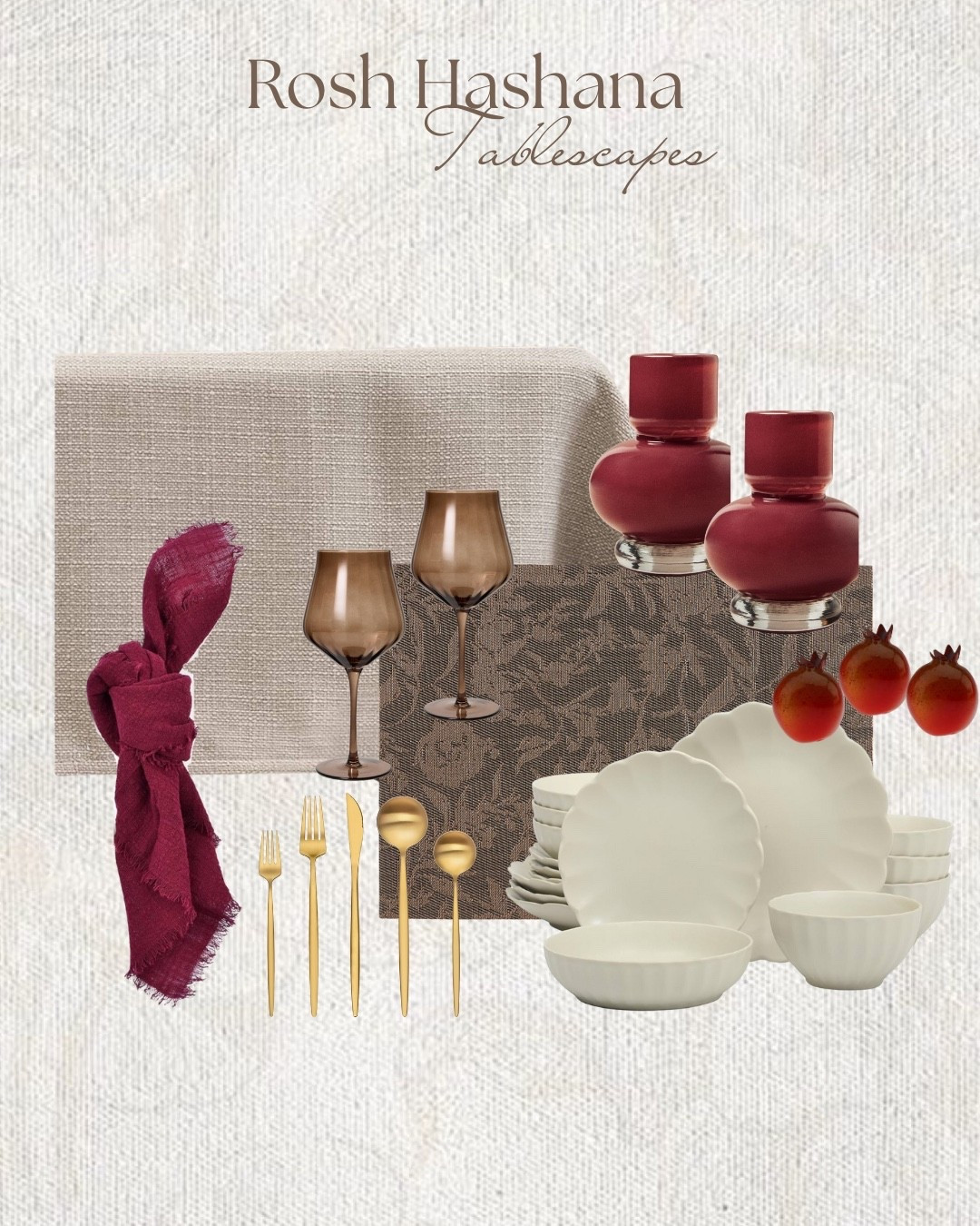 Rosh Hashana Tablescape ✨