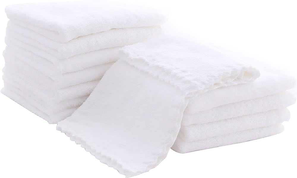 Spotted Play 12 Pack Baby Washcloths - Extra Absorbent and Soft Wash Clothes for Newborns, Infant... | Amazon (US)