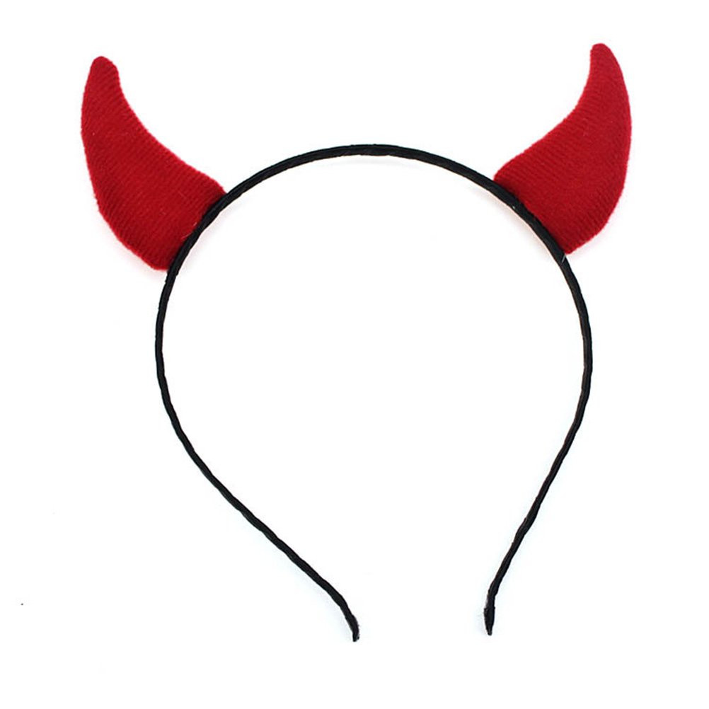 Halloween Headband Devil Horn Head Piece Hair Band Accessory Party Costume Favors Supplies | Walmart (US)