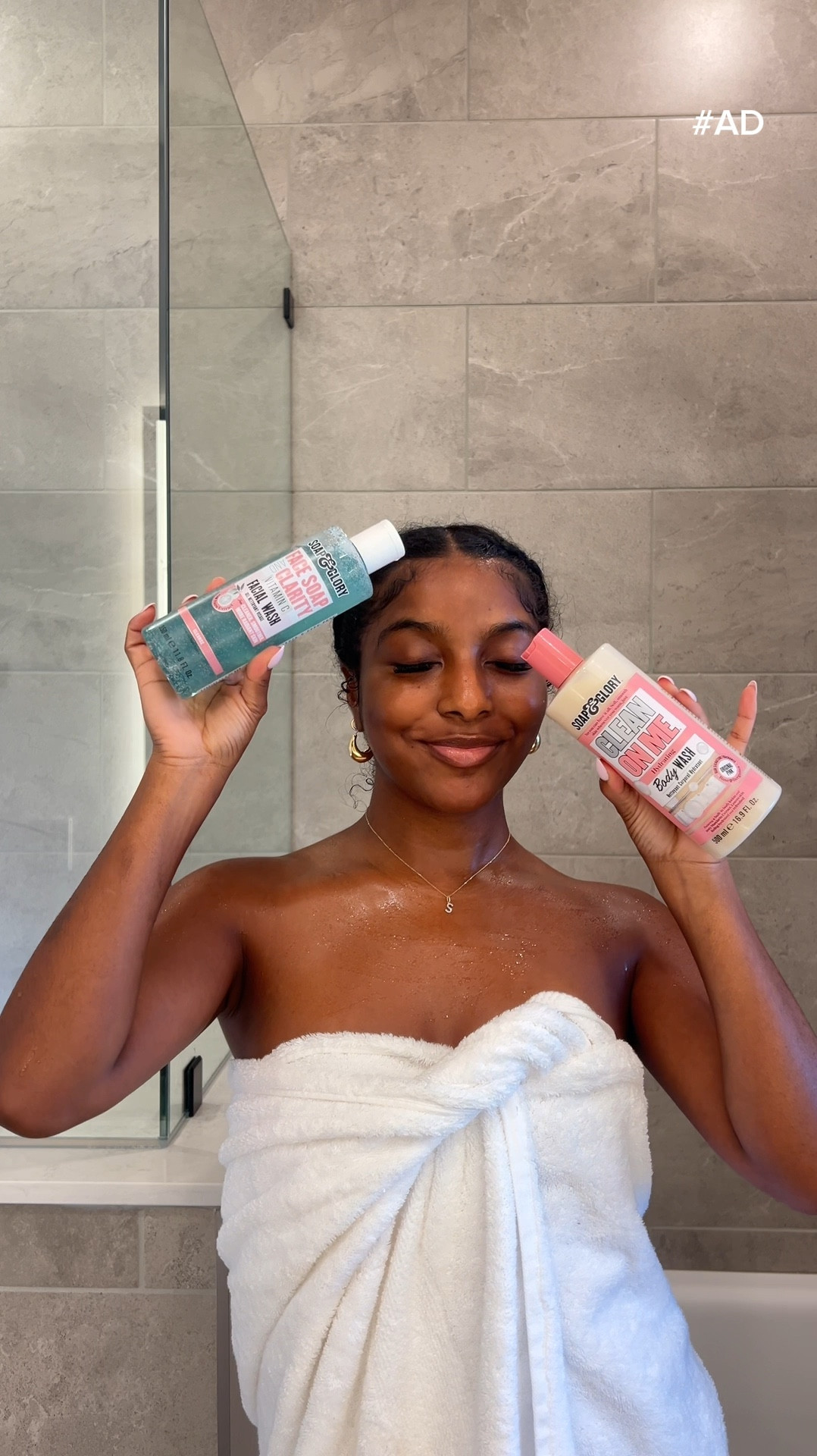 Everything shower routine w/ @soapandgloryusa. 🚿🧖🏾‍♀️ A few of my shower faves that will have you clean, soft & hydrated! @target #Ad #TargetStyle #ShowerFavorites #BackToSchool #Target #targetpartner
