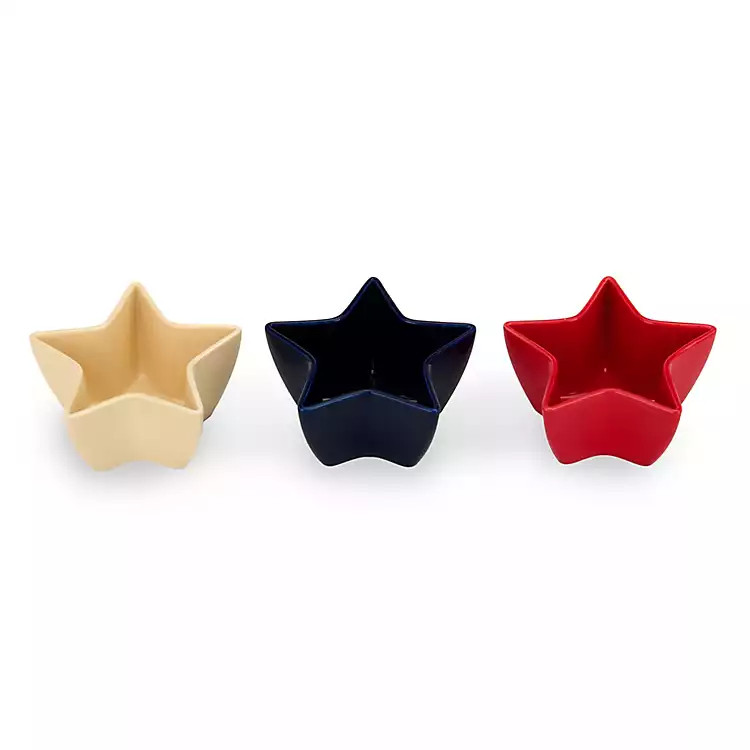 Patriotic Star Appetizer Bowls | Kirklands