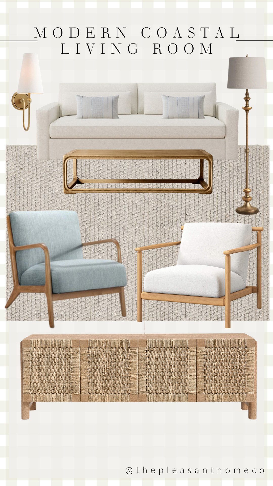 MODERN COASTAL LIVING ROOM 

 #LTKHome