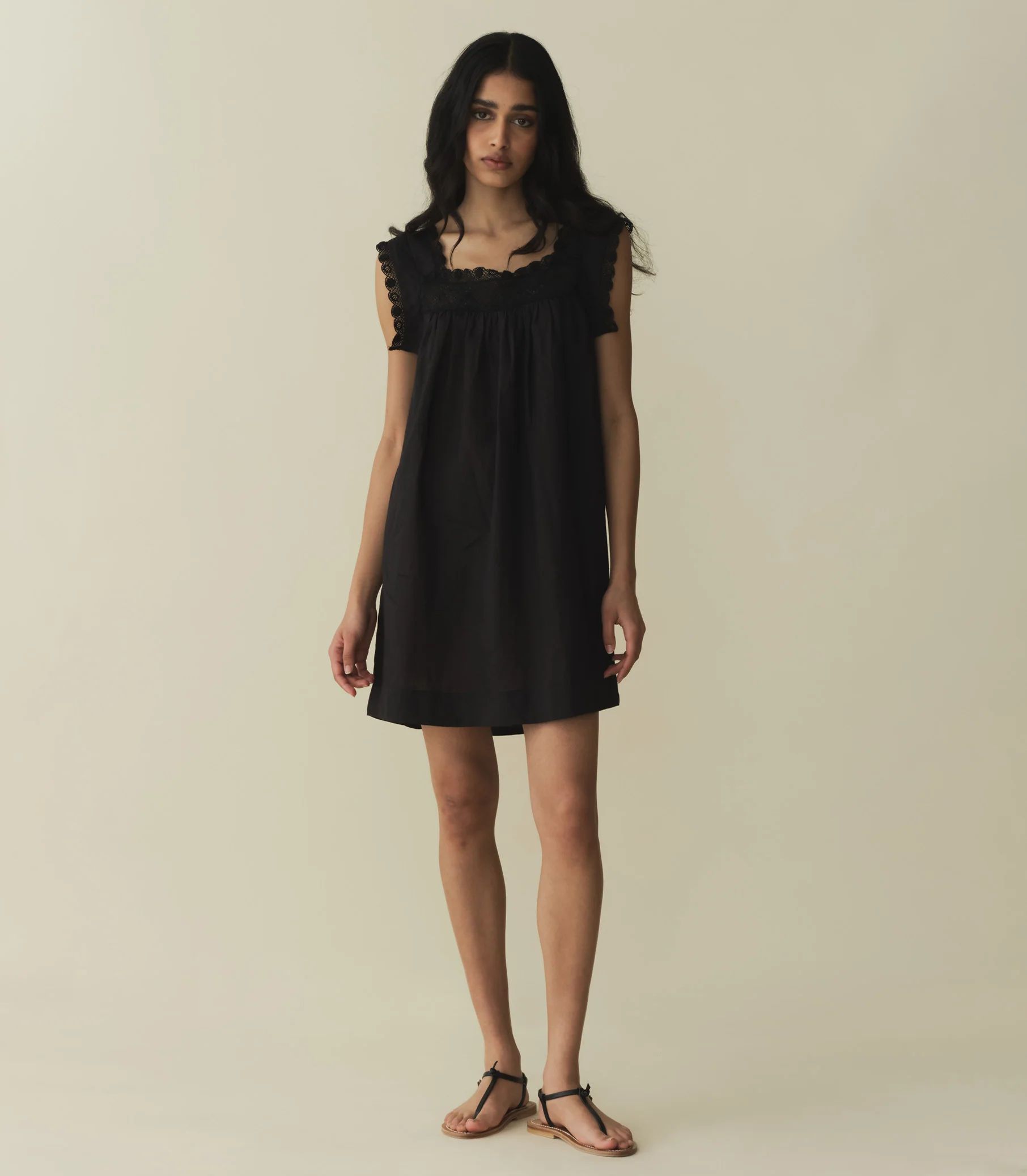 Almadia Dress - Black | DÔEN | DOEN