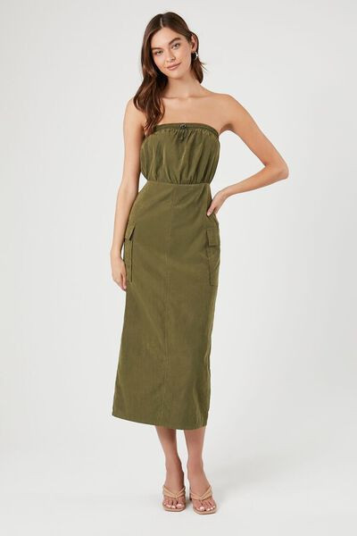 Drawstring Tube Maxi Dress | Forever 21