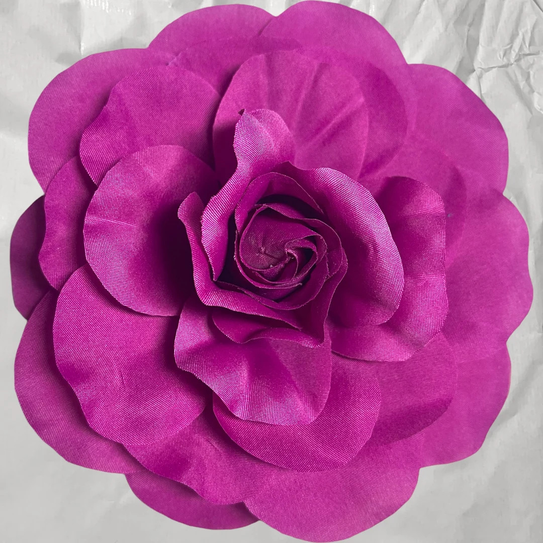 Flower Pin Magnetic Hold Fuchsia Petal Rose Fabric Flower Pin Flower Brooch Pinless Posies - Etsy | Etsy (US)