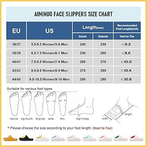 AIMINUO Women's Men's Retro Preppy Happy Face Slippers Comfy Warm Plush Slip-On House Slipper for... | Amazon (US)