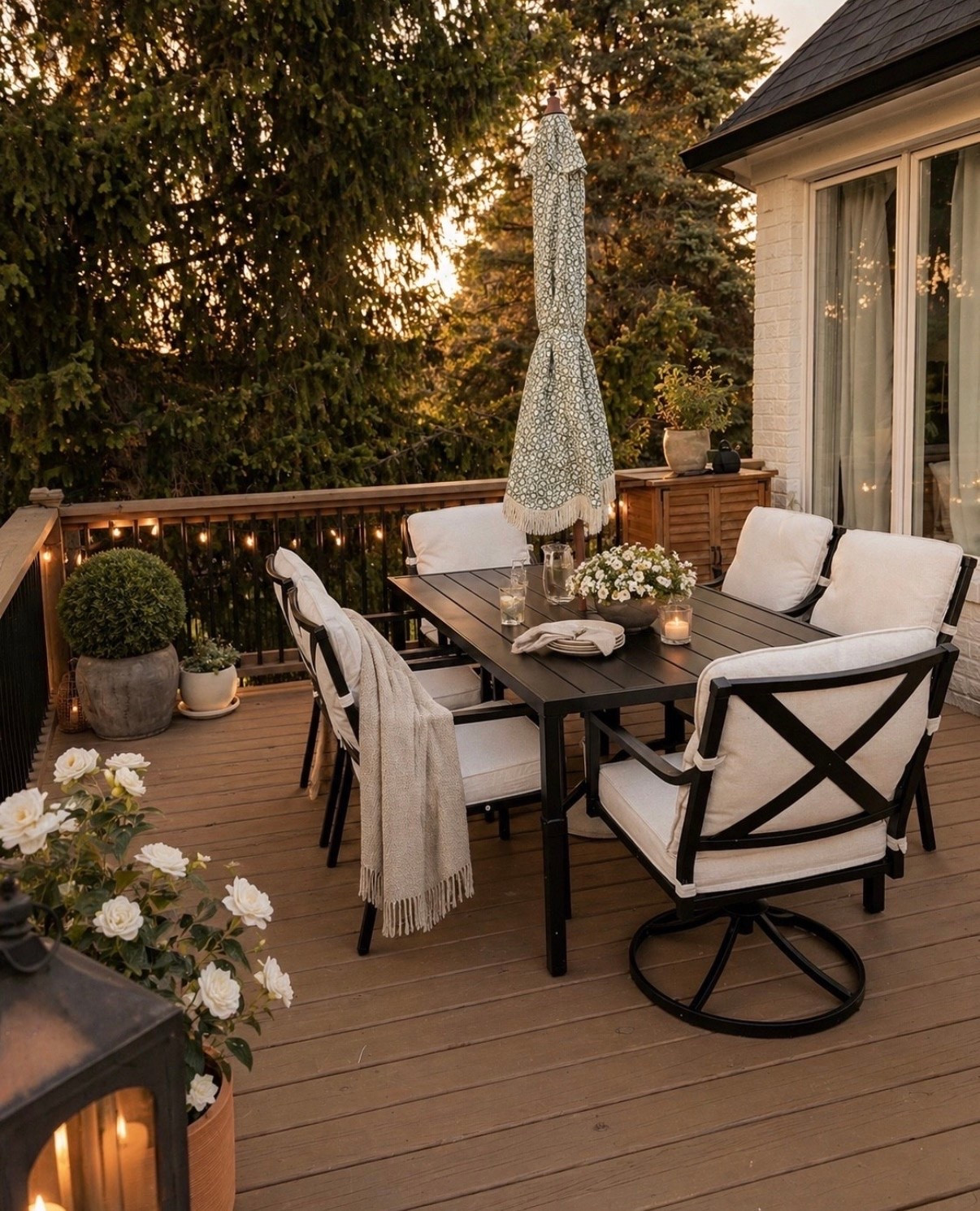 Outdoor dining table for the patio 🌞

#LTKdayinmylife #LTKSeasonal #LTKHome