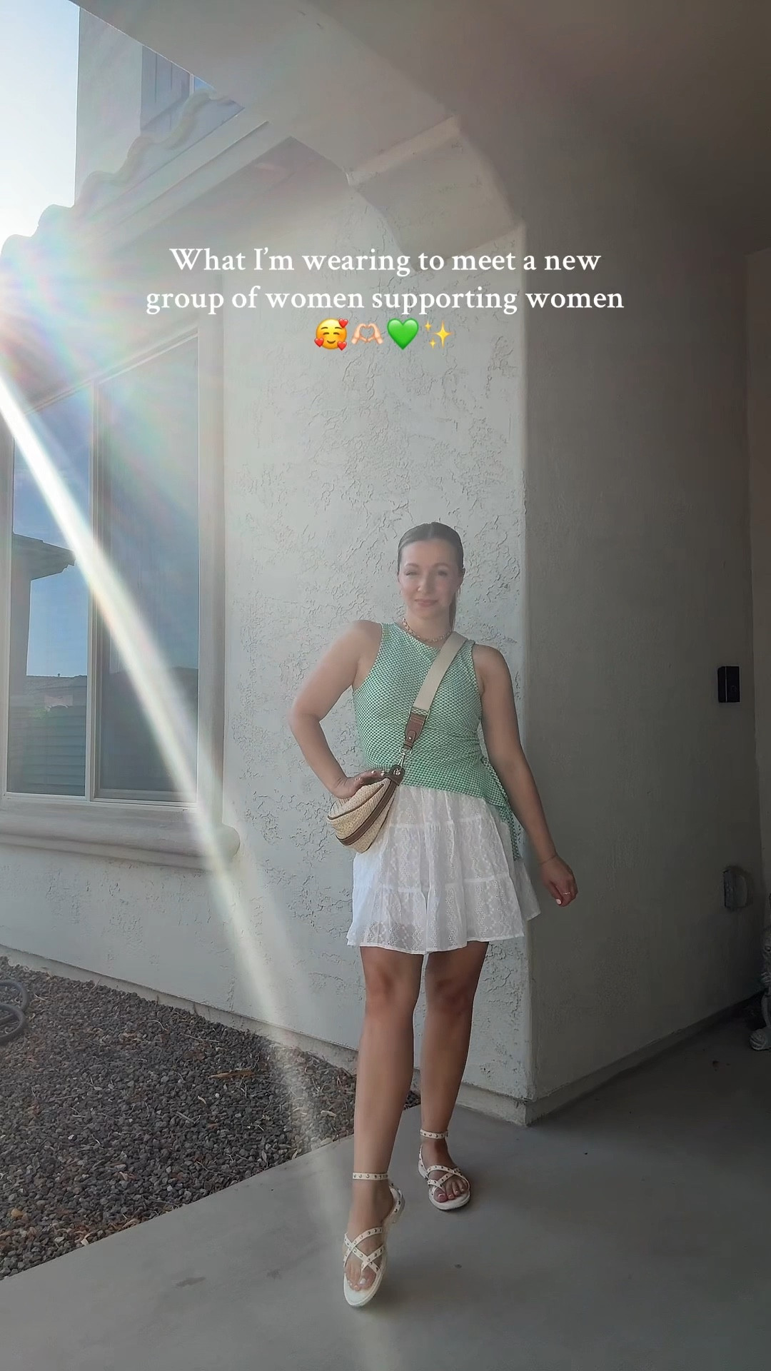 The cutest shell sandals, a skirt for target last season, and this asymmetrical green gingham top that I can’t get enough of 😍 wearing xs top size 5 sandals !  

#LTKPetite #LTKStyleTip #LTKTravel