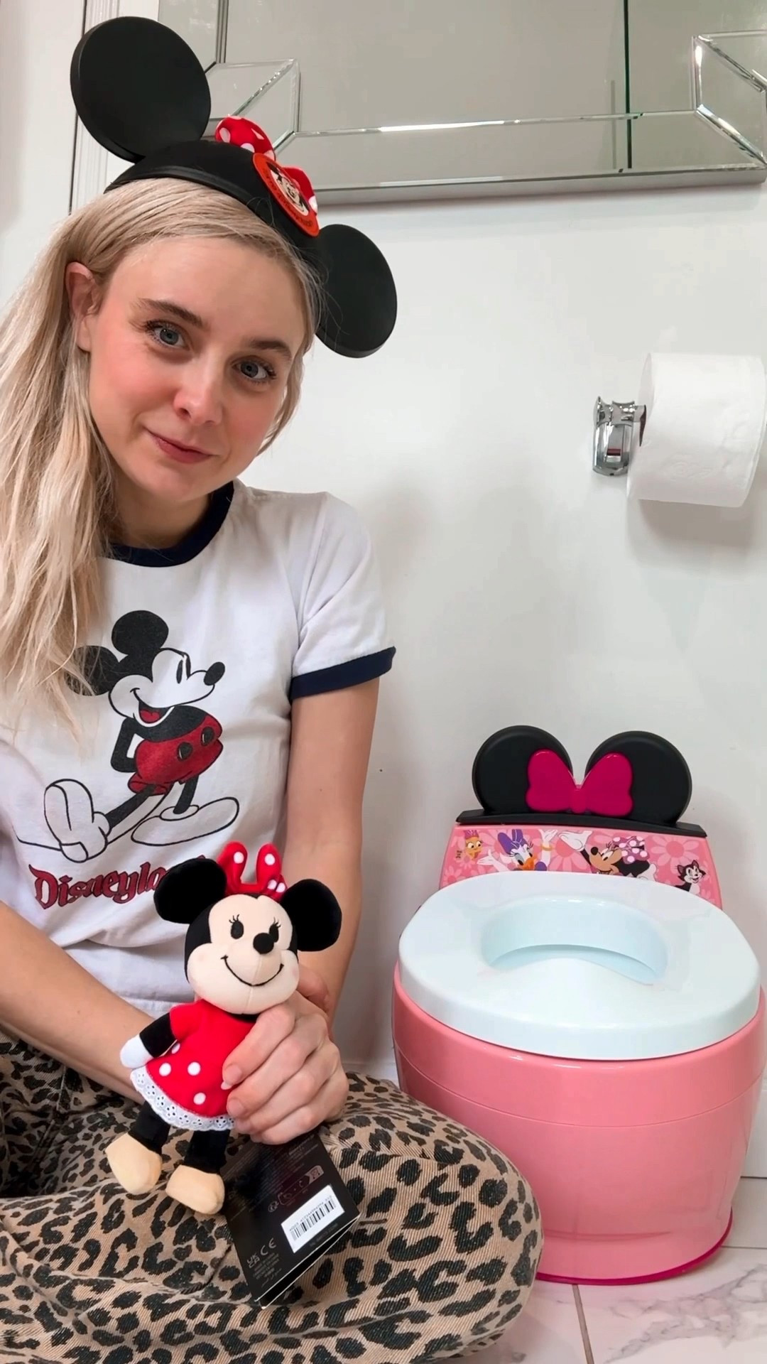 What’s the key to potty training? Potty training with a little Disney magic! ✨ Shout out to The First Years: Celebrating Every Milestone with us! @thefirstyearsbrand 
#pottytraining #minniemouse #toddlermom
@disneyfamily #disneyfamily 

#LTKBaby #LTKFamily #LTKKids