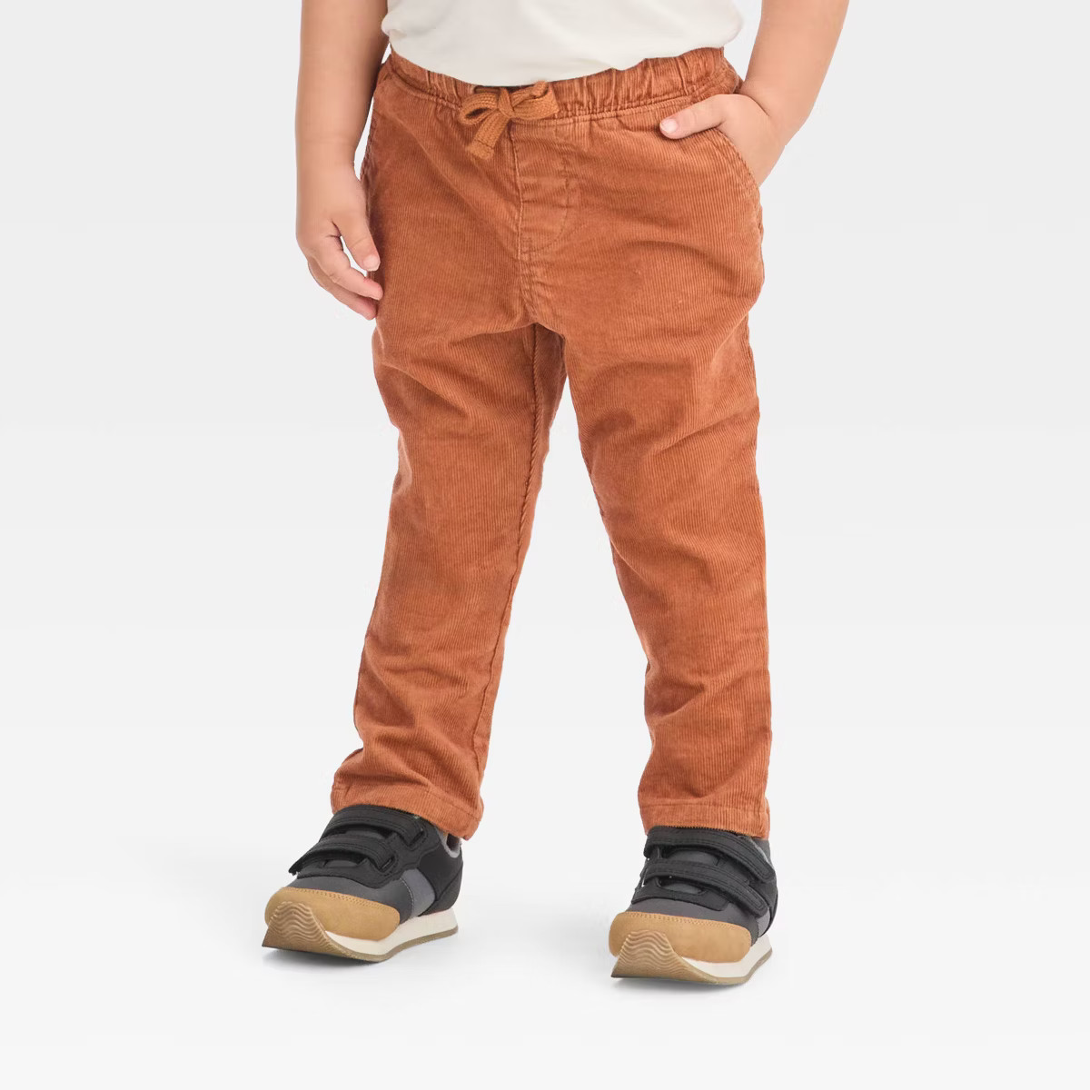 Toddler Boys' Pull-On Taper Fit Corduroy Pant - Cat & Jack™ Brown | Target