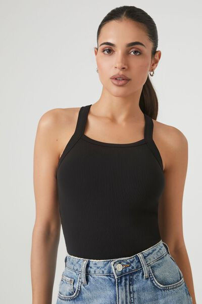 Racerback Tank Bodysuit | Forever 21