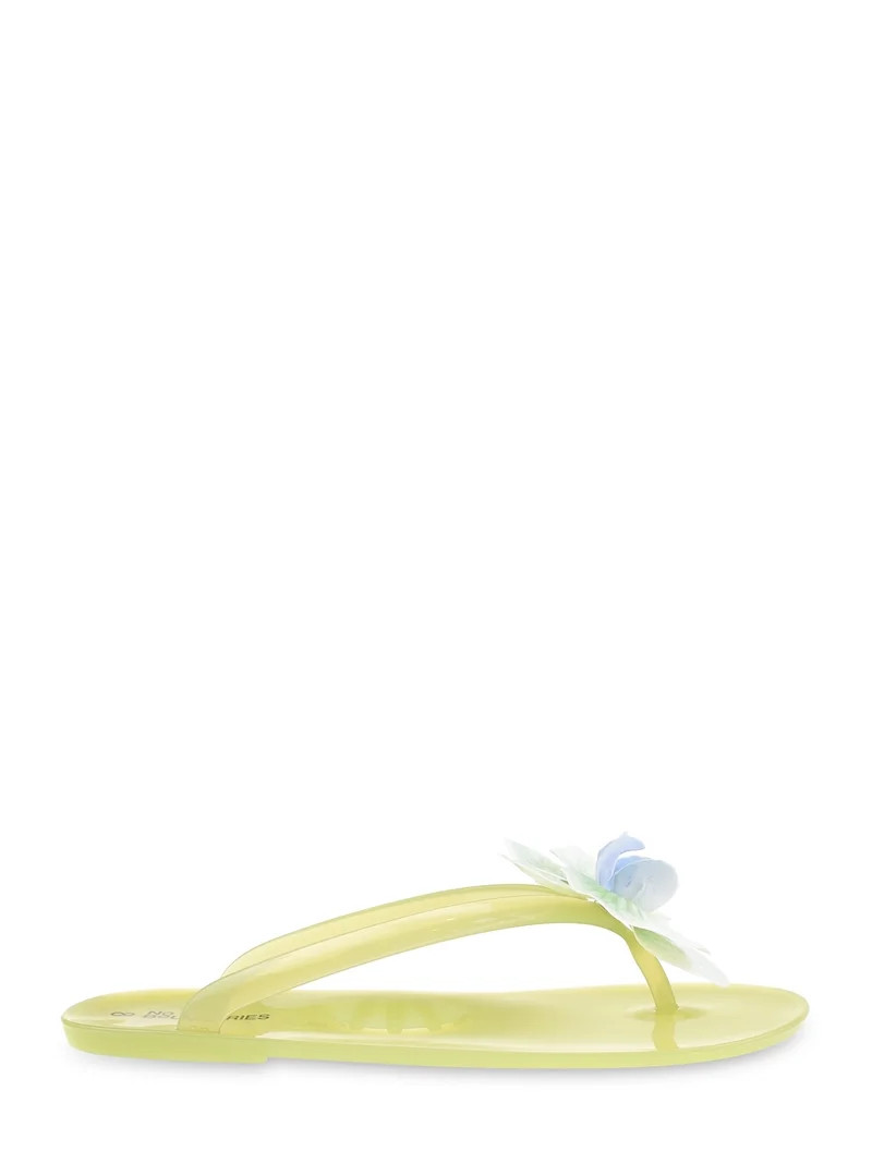 No Boundaries Flower Applique Sandal | Walmart (US)