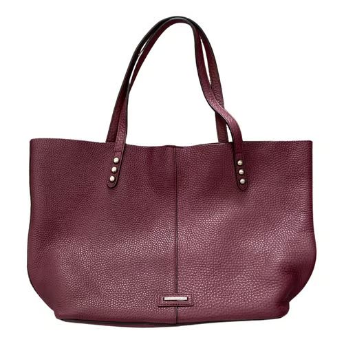 Leather tote  - Burgundy 5 | Vestiaire Collective (Global)