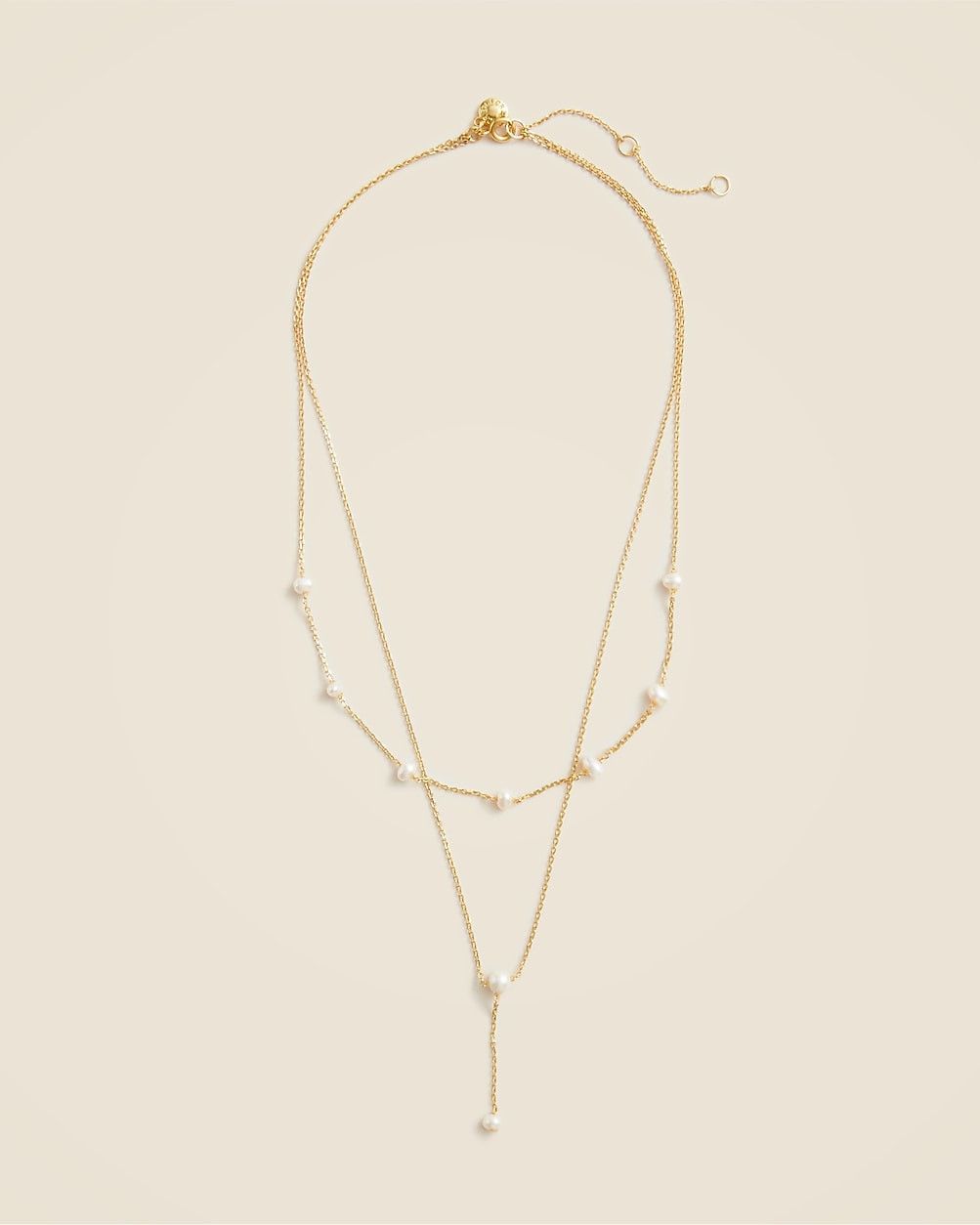 Freshwater pearl layered necklace | J. Crew US