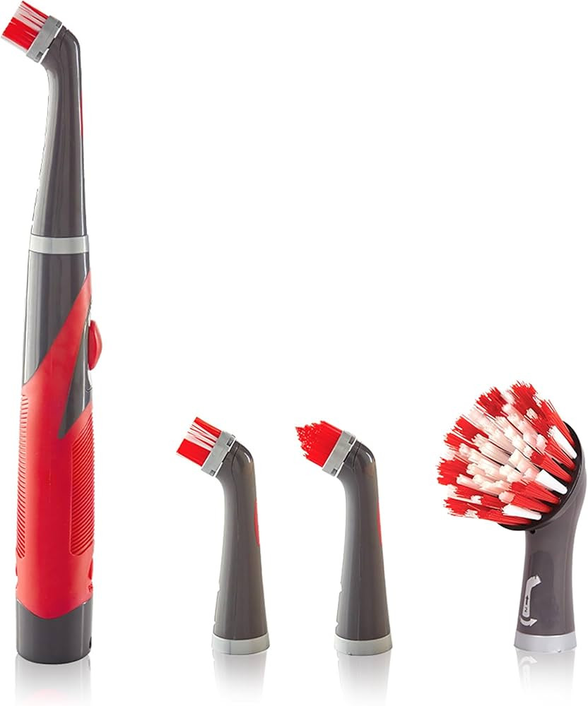 Rubbermaid Reveal Power Scrubber 5-Piece Kit, Cordless Electric Battery Powered Spin Scrub Brush,... | Amazon (US)