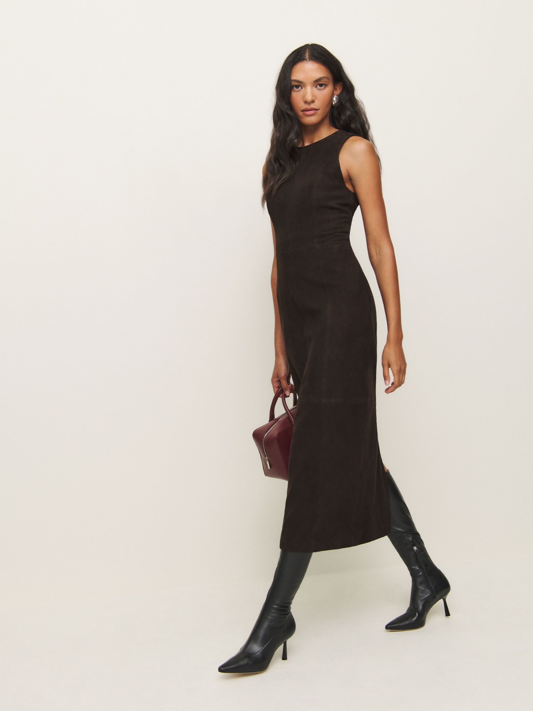 Veda Kendi Leather Dress | Reformation (Global)