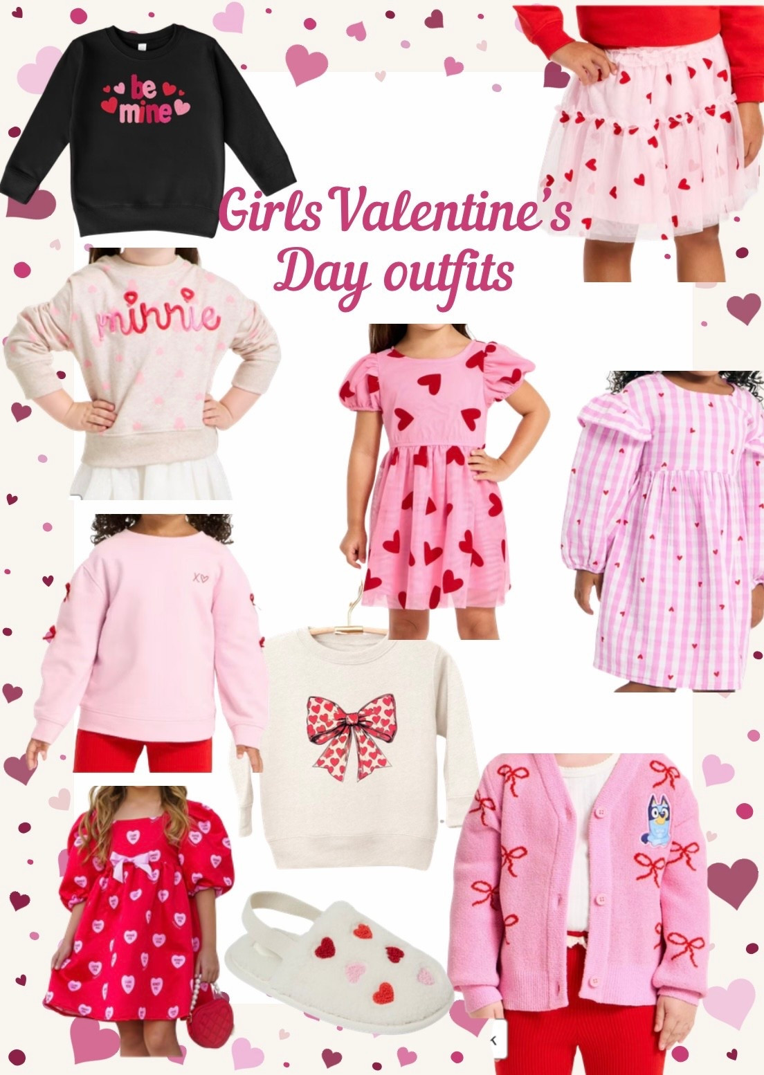 Valentines outfits for girls 

#LTKKids #LTKSeasonal #LTKFindsUnder50