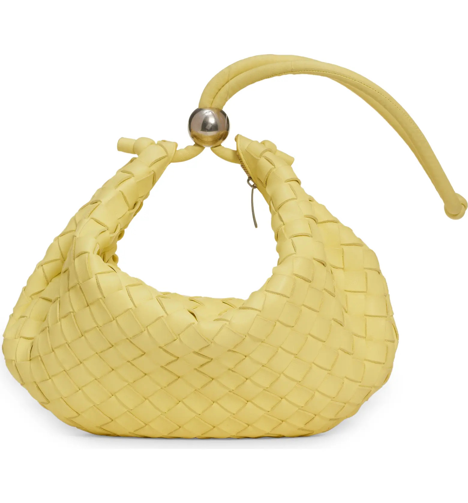 Bottega Veneta Medium Half Moon Woven Top Handle Bag | Nordstrom | Nordstrom