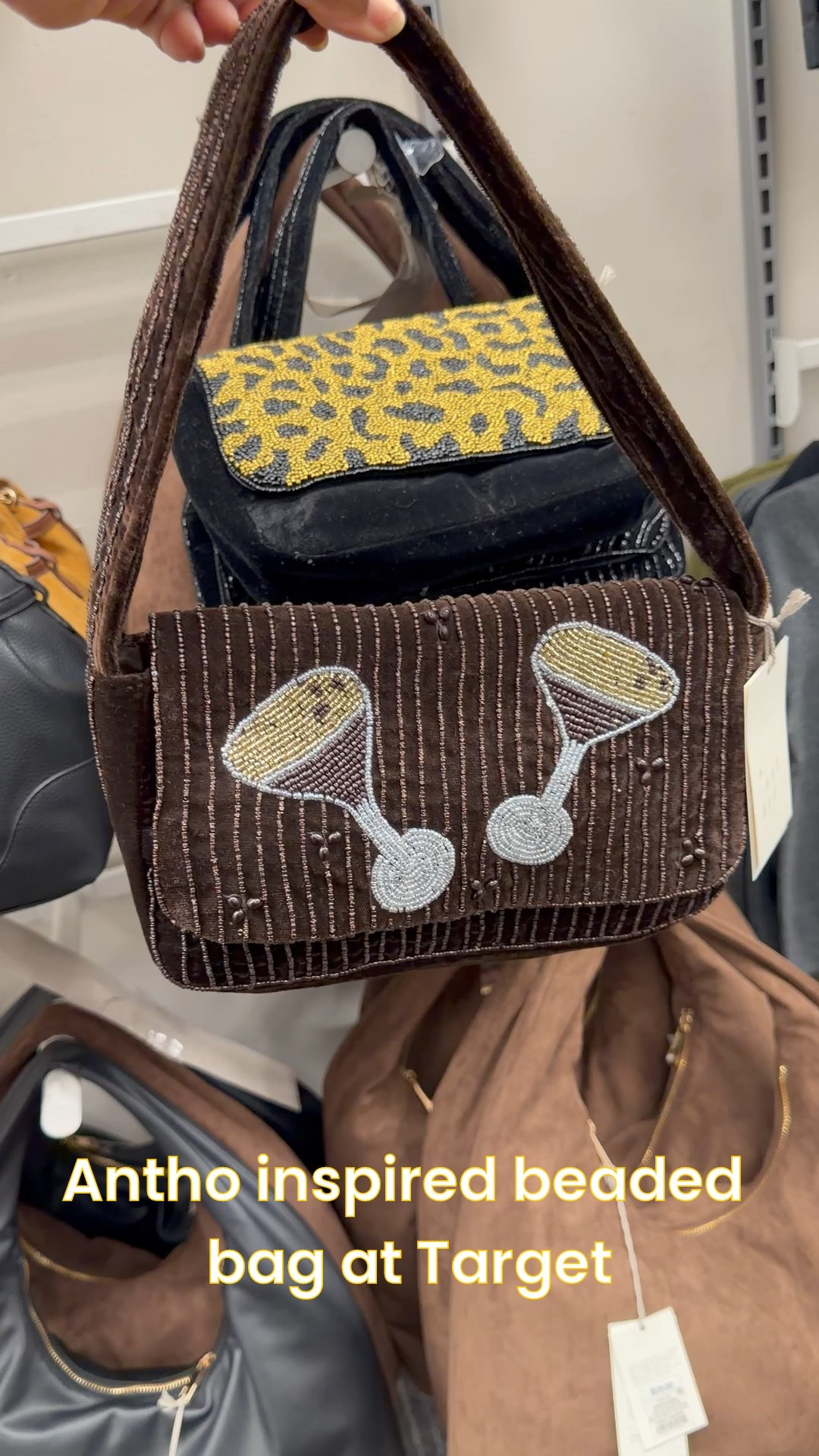 How fun is this chocolate brown beaded bag with these cute espresso glasses! Looks just like Antho!! Comes in leopard too!! 

#LTKGiftGuide #LTKFindsUnder50 #LTKHoliday