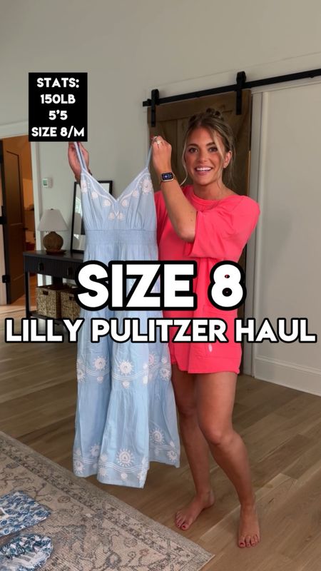 Lilly Pulitzer haul! 😍 I have a code for y’all!!!! ⭐️ use code LPM-MORGAN for 25% off 1 item in your order! 🤩⭐️ 
Sizing info:
I’m 29” waist, 41” hips, & 36.5” bust, 150lb & 5.5 
•everything is true to size - I am wearing the size 8 or size M in all swim & dresses 🩷 

Vacation outfit resort wear old many aesthetic preppy dress romper blue and white dress style summer mom swim full coverage long sleeve sun suit UPF50 


#LTKSeasonal #LTKSwim #LTKStyleTip