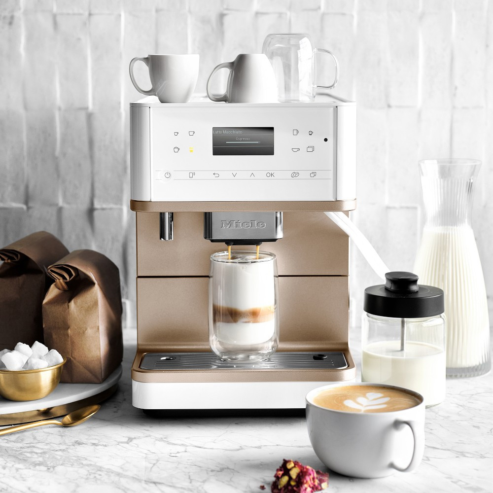 Miele CM6360 MilkPerfection Fully Automatic Coffee Maker &amp; Espresso Machine | Williams-Sonoma