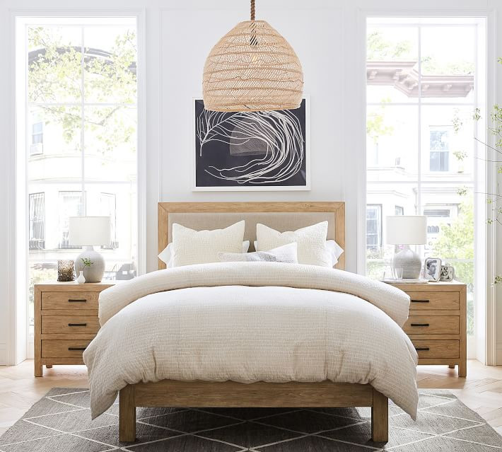 Flora Rattan Pendant | Pottery Barn (US)