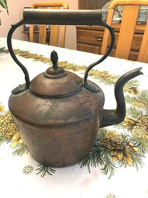 ANTIQUE LARGE COPPER KETTLE - SOUTTERWARE - WILLIAM SOUTTER & SONS - 12" | eBay US