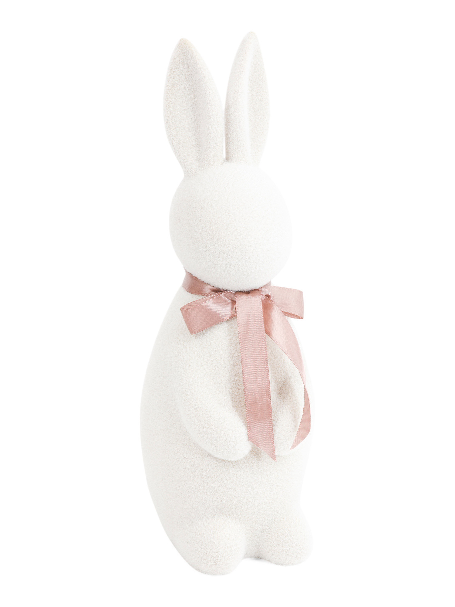 15in Flocked Rabbit With Ribbon | Easter | Marshalls | Marshalls