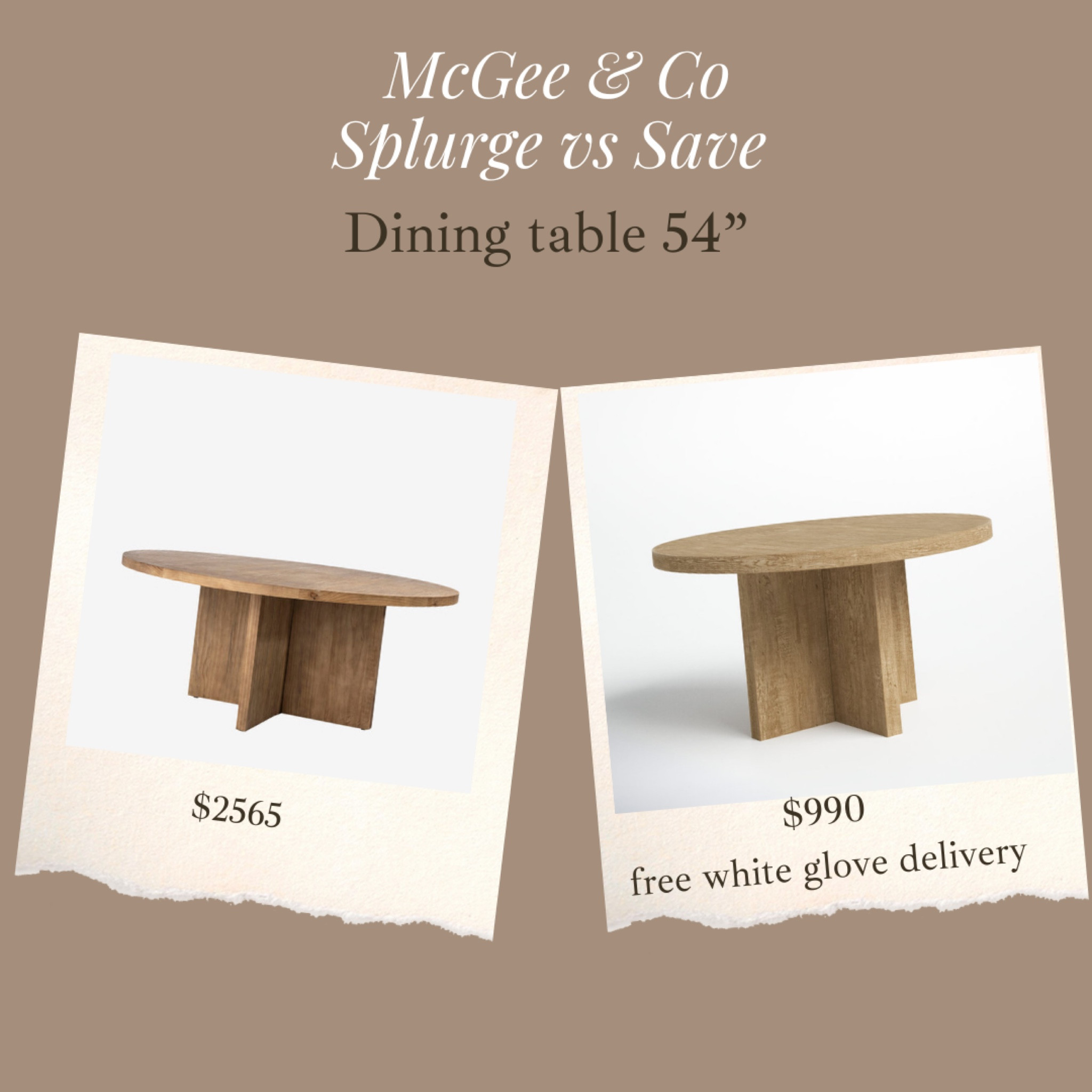 Absolutely stunning round dining table! Review photo is gorgeous - it looks amazing. The save option also comes with free white glove delivery! 🙌🏻

#LTKsalealert #LTKhome