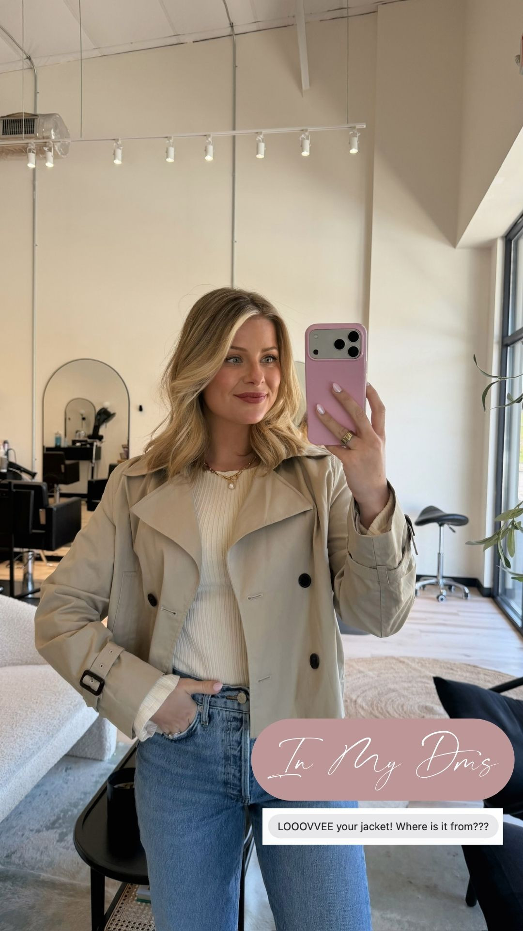 Lightweight spring jacket thats so chic! Love the neutral to pair with anything ✨ 

 #LTKootd