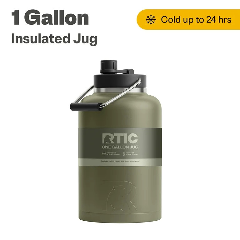 Rtic 1 Gallon Jug, DW SS, Olive | Walmart (US)