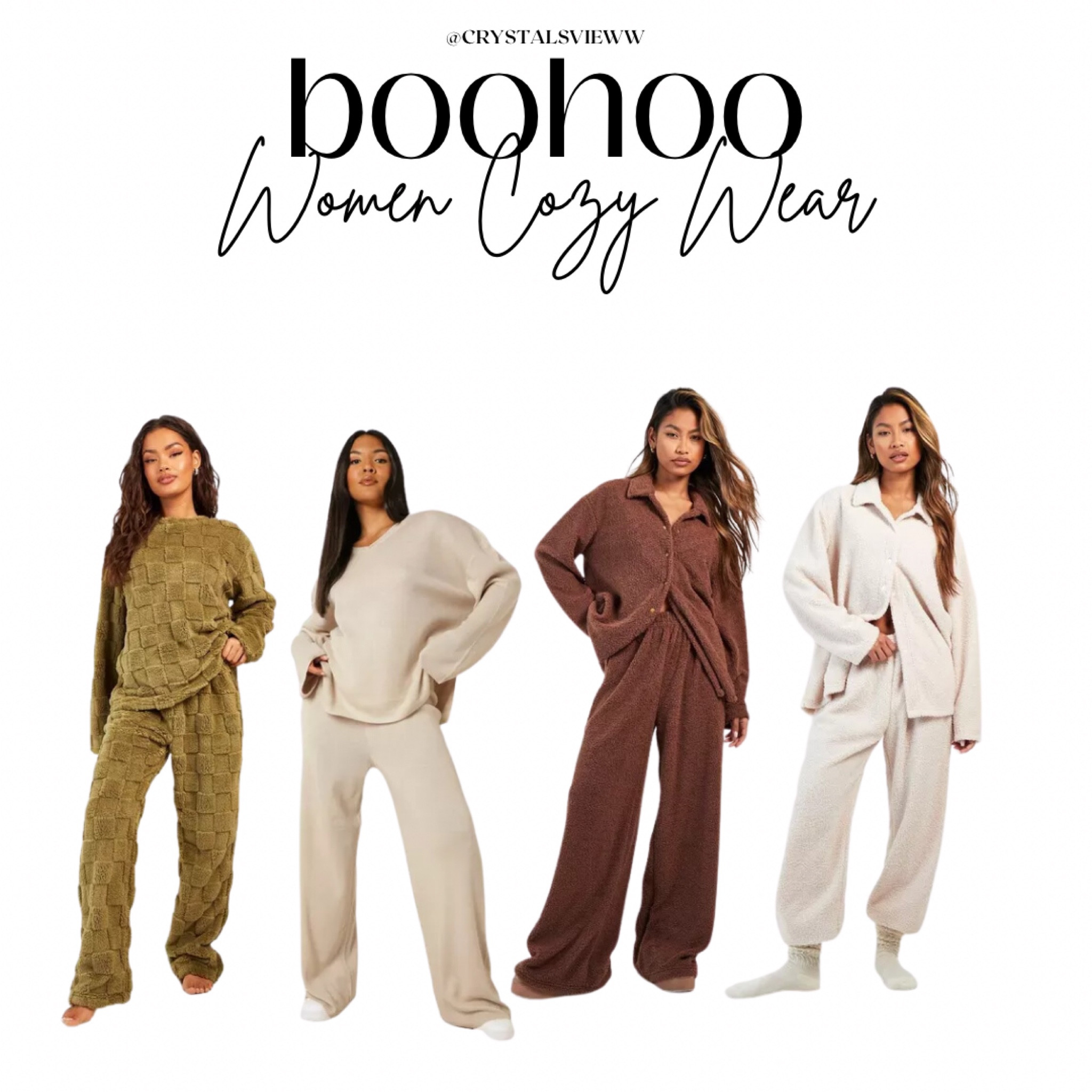 Women cozy wear, stay at home mom outfits, lounge wear, work from home outfits, boohoo outfits

#LTKU #LTKStyleTip