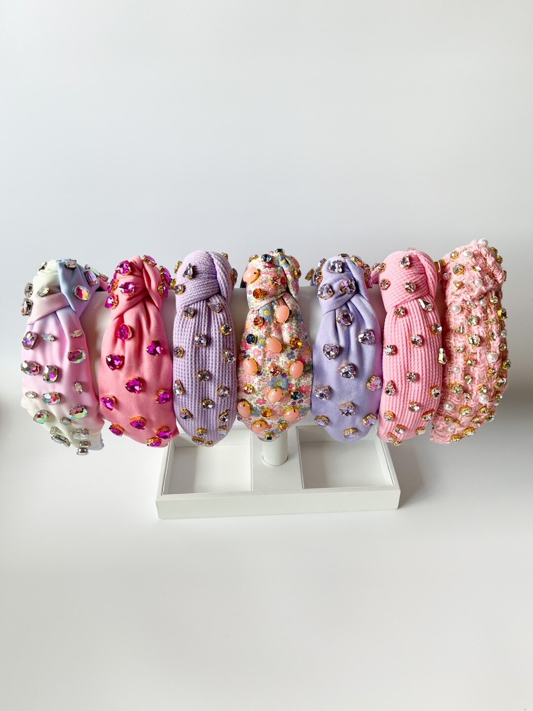 Easter Headbands Spring Headbands Pink Headband Jeweled - Etsy | Etsy (US)