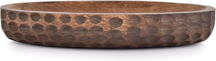 Samhita Mango Wood Decorative Bowl Home Decor Home Decorative Centerpiece Farmhouse Country, Rest... | Amazon (CA)