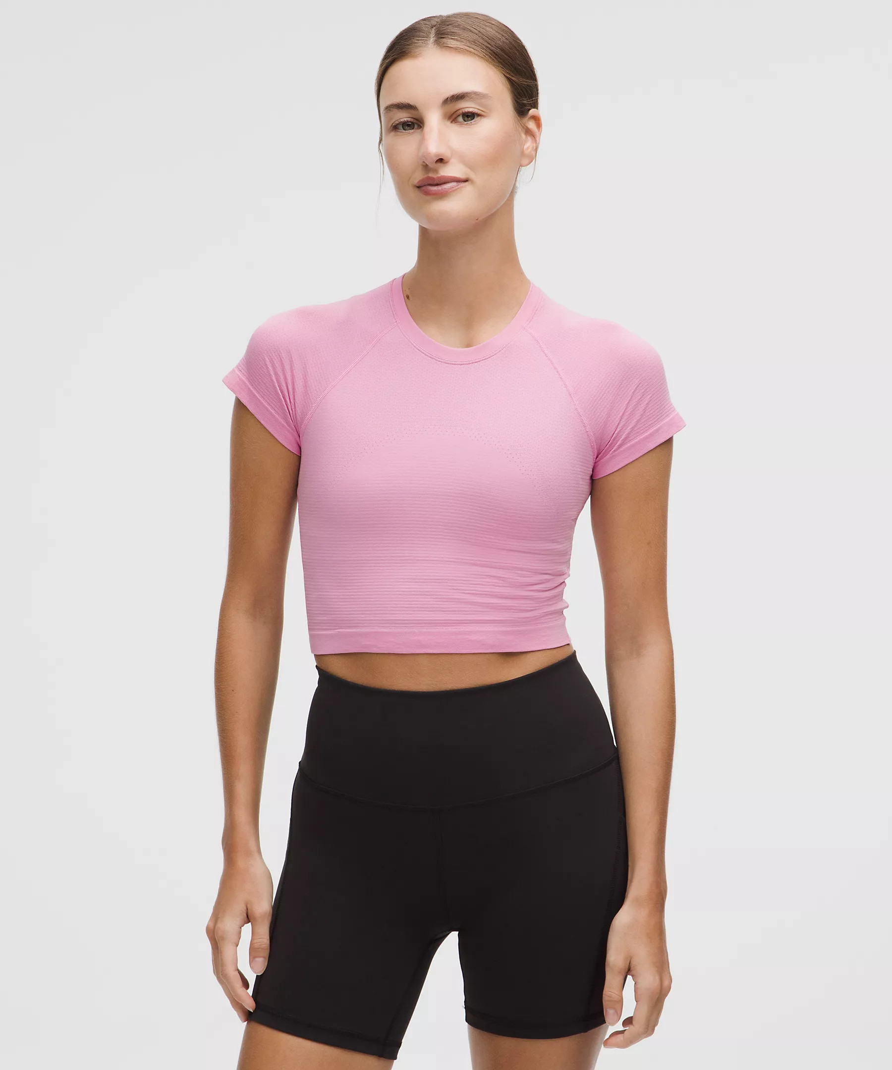 Swiftly Tech Cropped Short-Sleeve Shirt 2.0 | Lululemon (US)