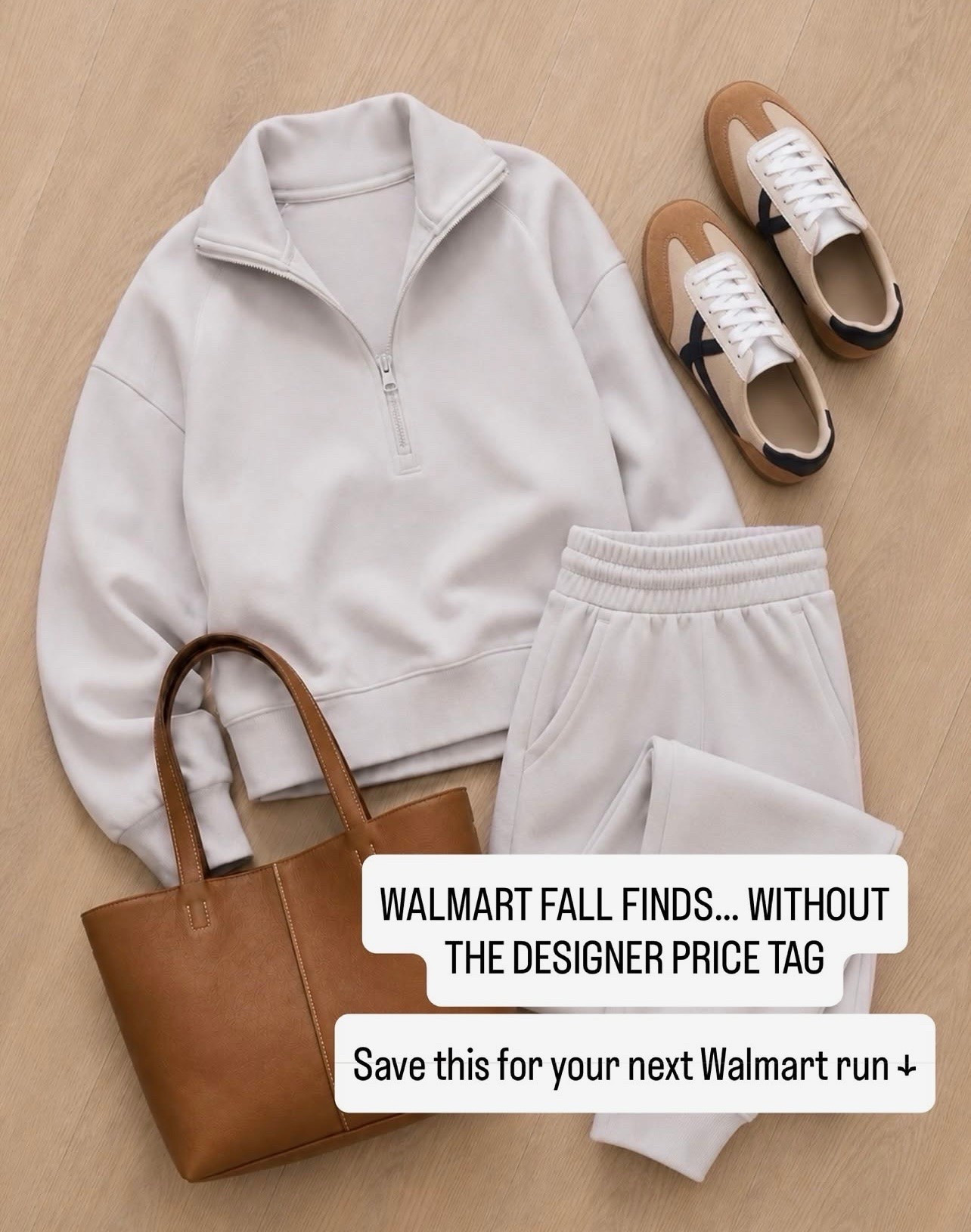 The absolute best Walmart score of the season! 🤎 Cannot get over the thick, cozy quality of this matching half-zip set.

#LTKootd #LTKstorytime #LTKActive