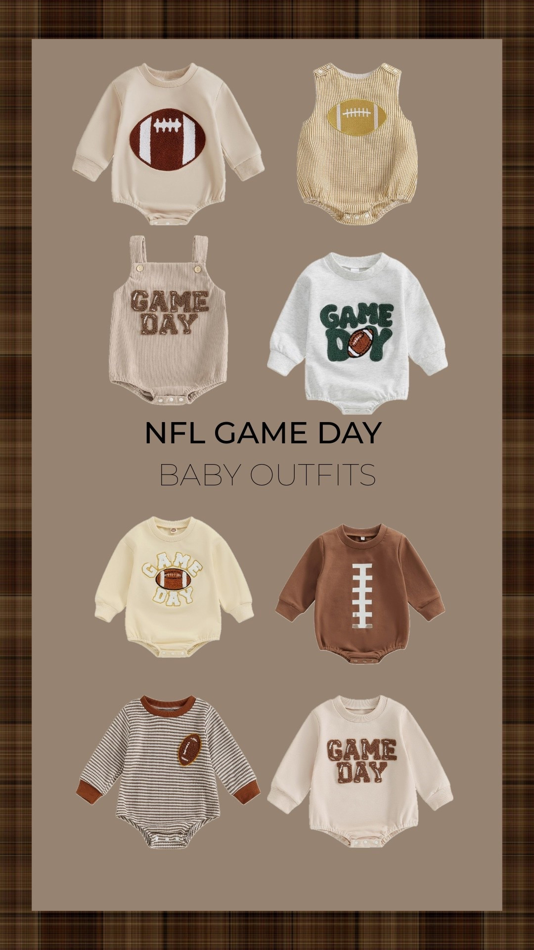 nfl kickoff // nfl game day baby outfits // football season // fall baby outfits // baby boy football outfits // baby girl football outfits // fall // sale //

#LTKKids #LTKFindsUnder50 #LTKBaby