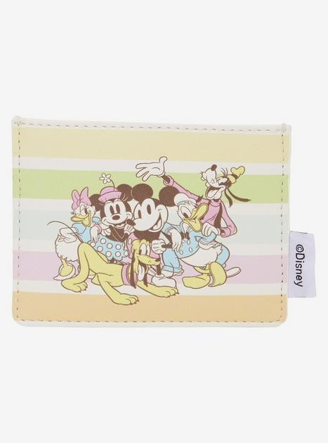 Loungefly Disney Mickey & Friends Rainbow Stripe Cardholder | BoxLunch | BoxLunch