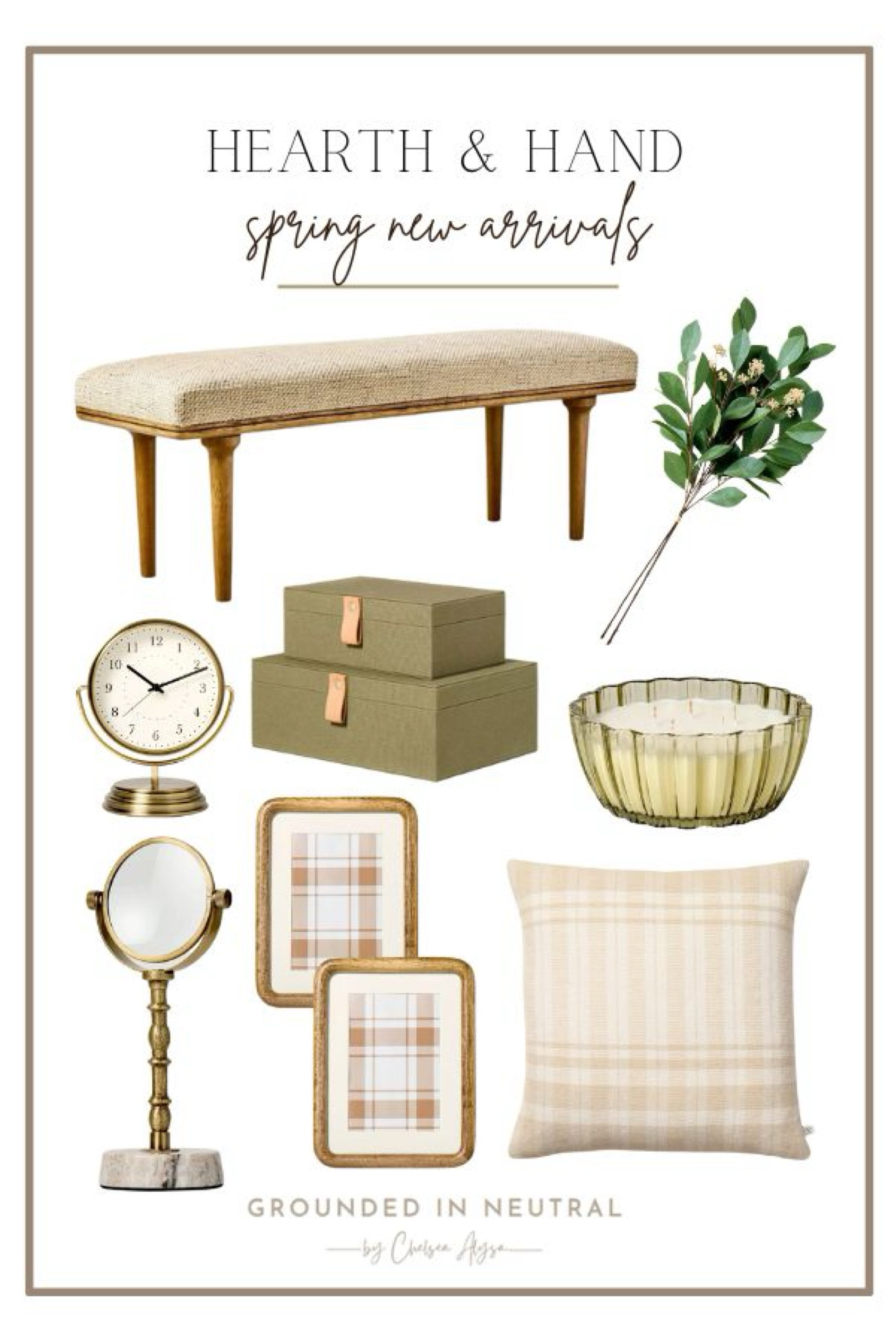 Hearth & Hand new arrivals. I love this bench and green storage boxes. 

#LTKStyleTip #LTKSeasonal #LTKHome