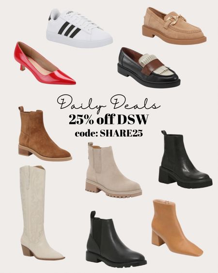DSW fall shoes and fall boots on sale when you use an email at checkout 
#dsw

#LTKSeasonal #LTKshoecrush