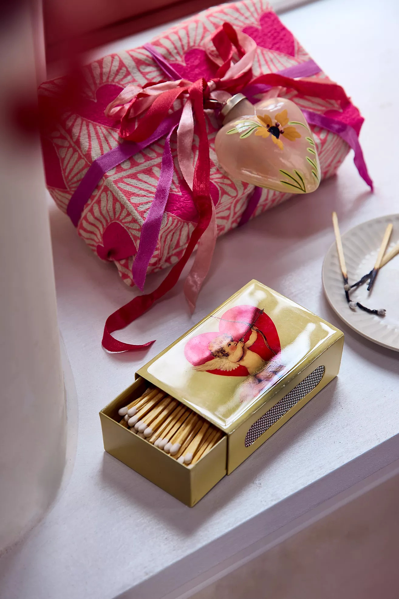 Painted Enamel Matchbox | Anthropologie (US)