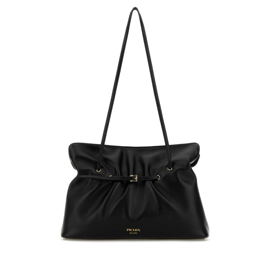 Prada Black Nappa Leather Shoulder Bag | Jomashop.com & JomaDeals.com