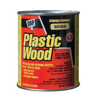 16 oz. Plastic Wood Natural Solvent Wood Filler | The Home Depot