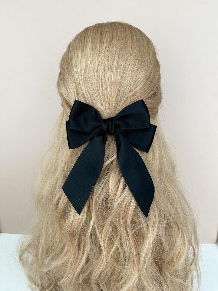 1pc dames eenvoudige strik haarclip, geschikt voor elke gelegenheid | SHEIN