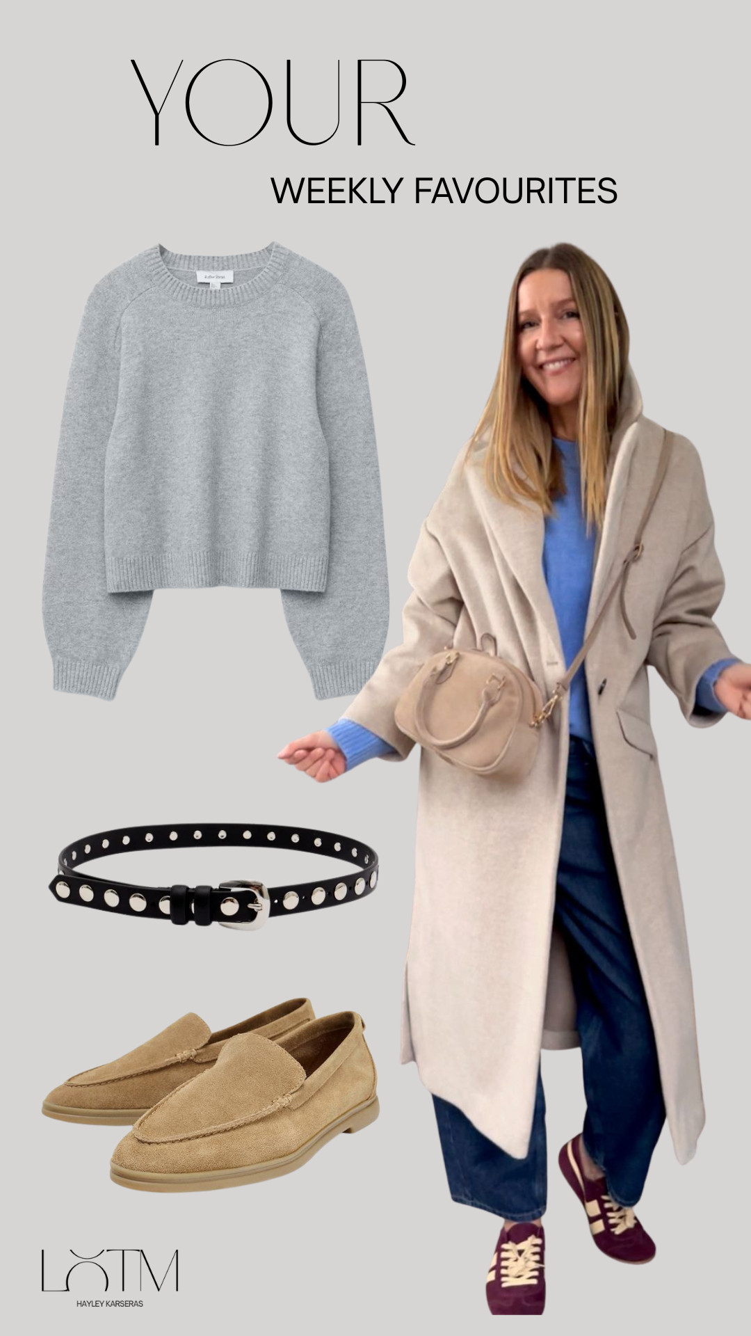This weeks favourites are goodies! 
Jumper: &other Stories
Belt: Hush
Loafers: Zara
Coat, jumper and jeans: TU at Sainsburys 

 #LTKspring #LTKwinter #LTKstyletip