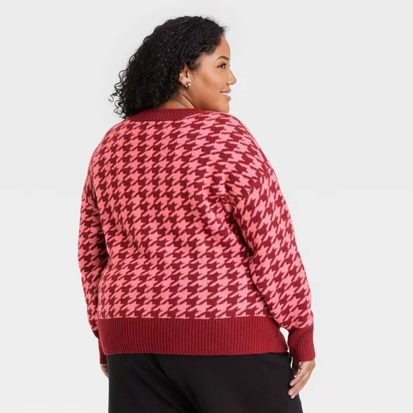 Women's Plus Size Crewneck Pullover Sweater - Ava & Viv™ | Target