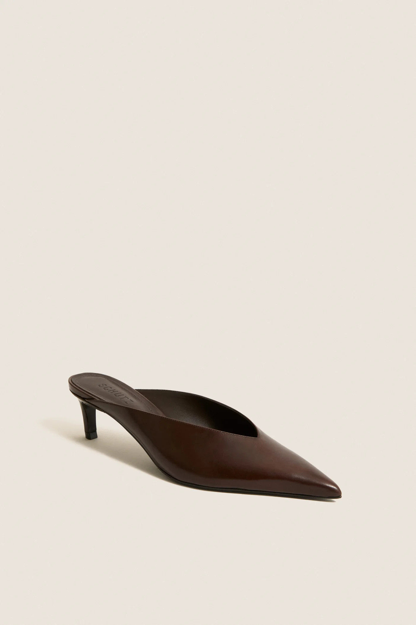 Dark Brown Loren Mid Heels | Tuckernuck (US)