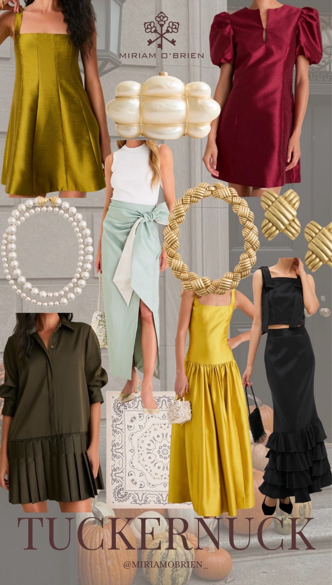 Tuckernuck fall finds bringing rich jewel tones, feminine silhouettes & statement details into the season 

Follow me@miriamobrien on IG and TikTok 

#Tuckernuck #FallFashion #FallStyle #FallOutfitInspo #ClassicStyle #ElevatedStyle #AutumnFashion #FallFavorites

#LTKootd #LTKSeasonal #LTKOver40