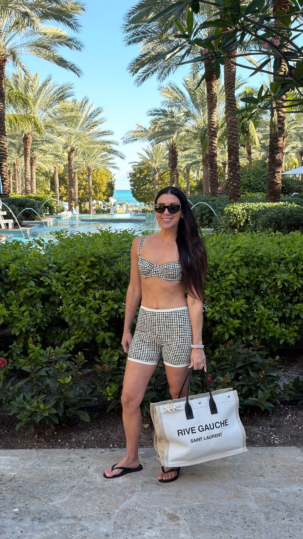 Monday swim, ysl tote, spring break, vacation 

#LTKTravel