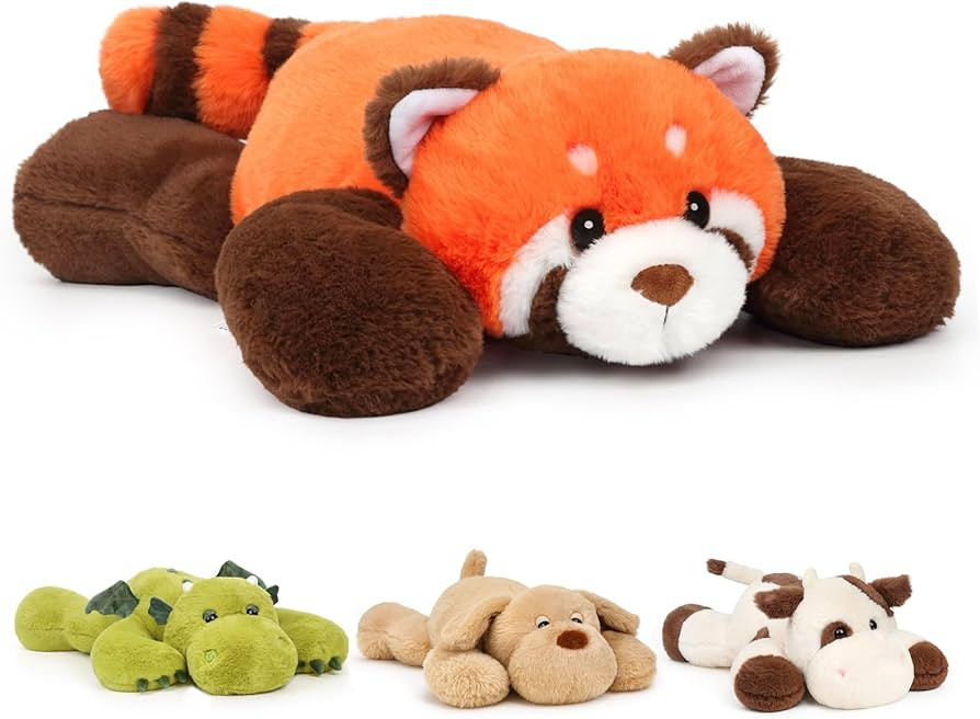 Weighted Red Panda Stuffed Animal Soft Weighted Plushes Cute Red Panda Plush Toy Birthday for Boy... | Amazon (US)